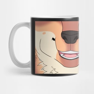 Strawberry Blonde Shepherd Face Mug